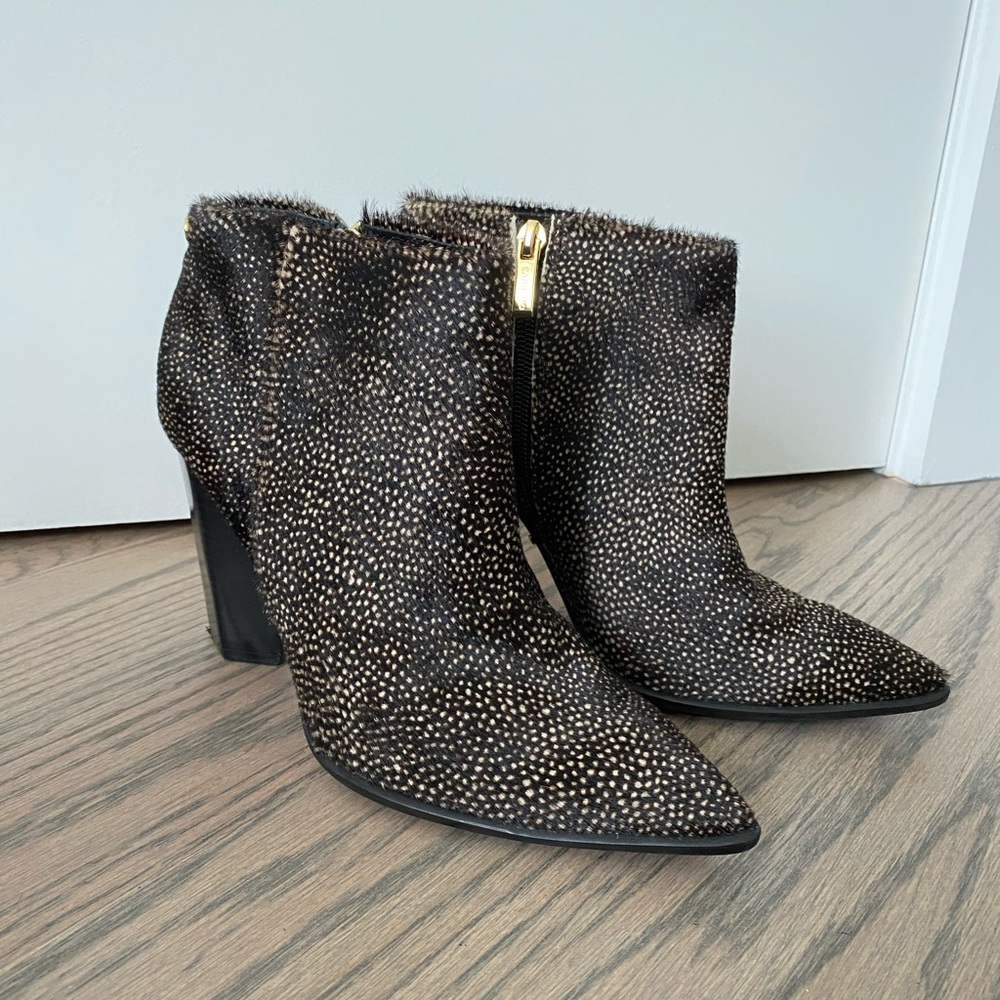 Leopard Leather Boots